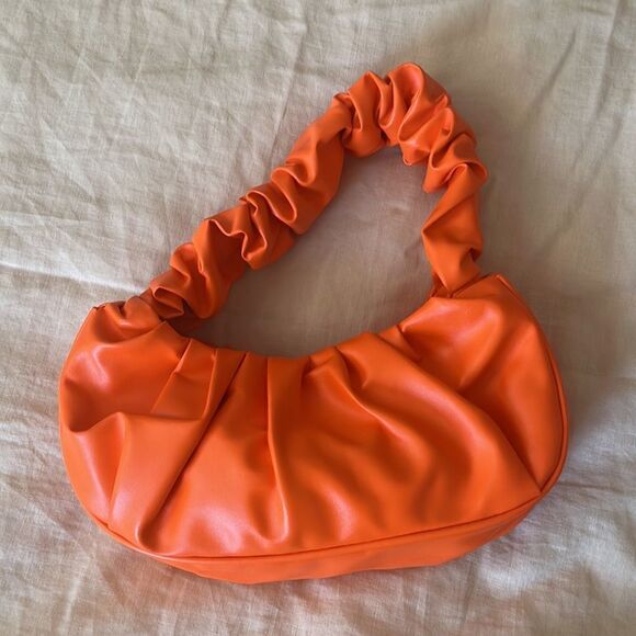 Shein Bright Orange Tangerine Shoulder Bag - Picture 2 of 7